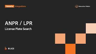 Track Vehicles by License Plate — ANPR / LPR | BLAZE | Hanwha Vision