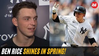YANKEES BREAKOUT STAR?! Ben Rice SHINES in Spring!  Power Surge Incoming!