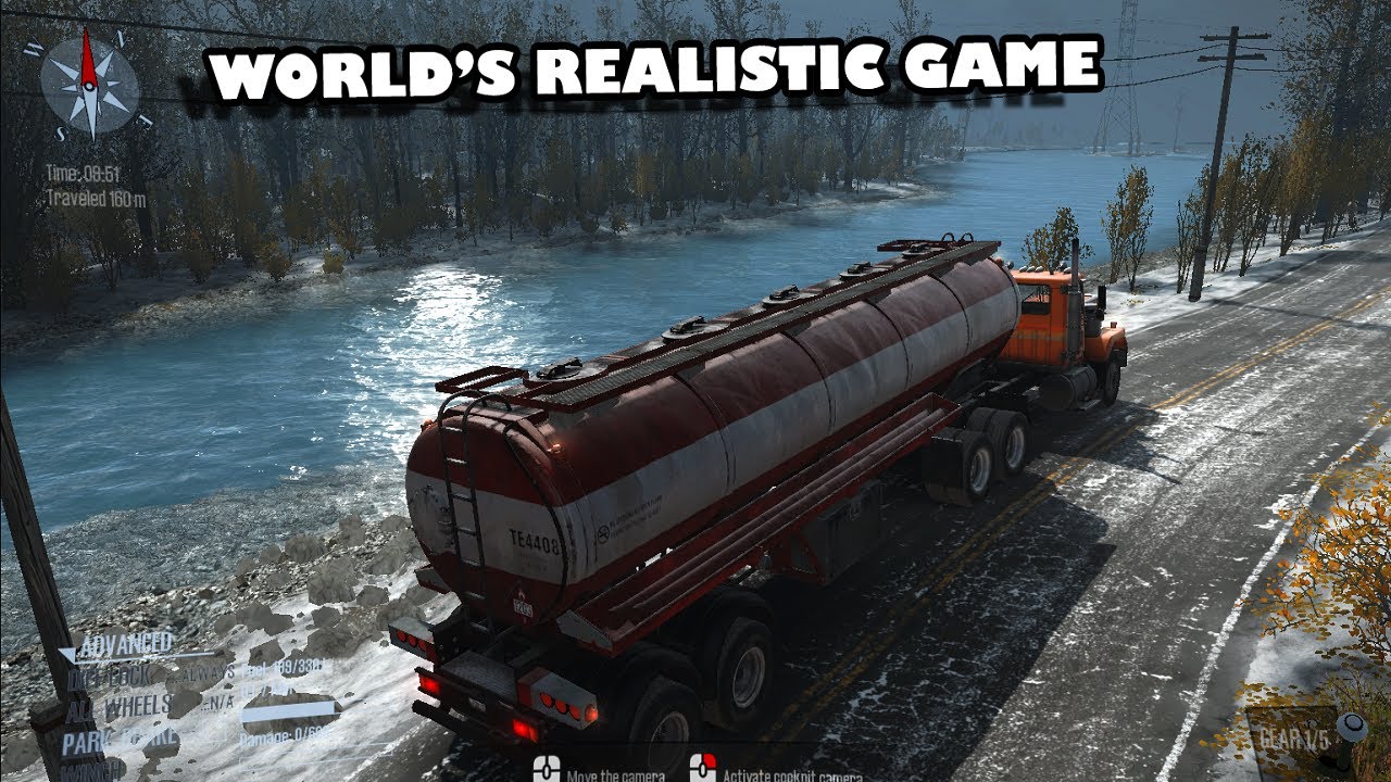 Spintires: MudRunner - Ultra Realistic Gameplay | Mud + Water | (PC HD)