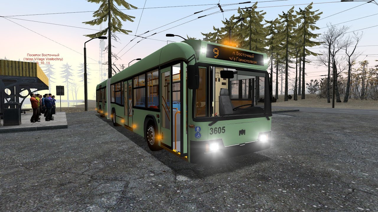 Garry's Mod: Троллейбусная система, Беркутово, маршрут №9