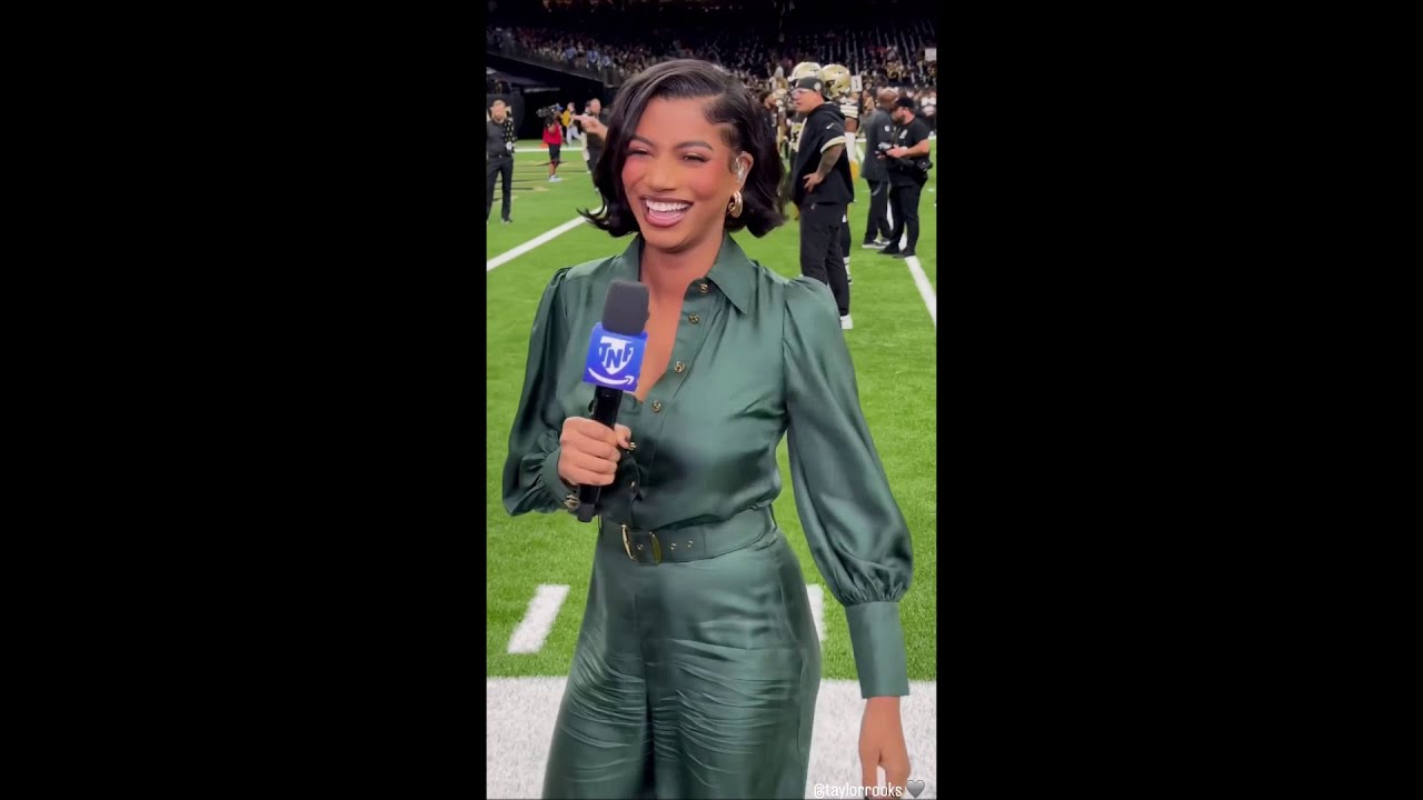 taylor rooks green dress (10-17-2024) taylor rooks ja morant
