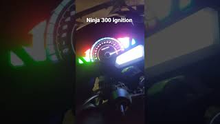 Ninja 300 instrument console and ignition #bikes #kawasaki #kawasakininja300 #ninja #sportsbike