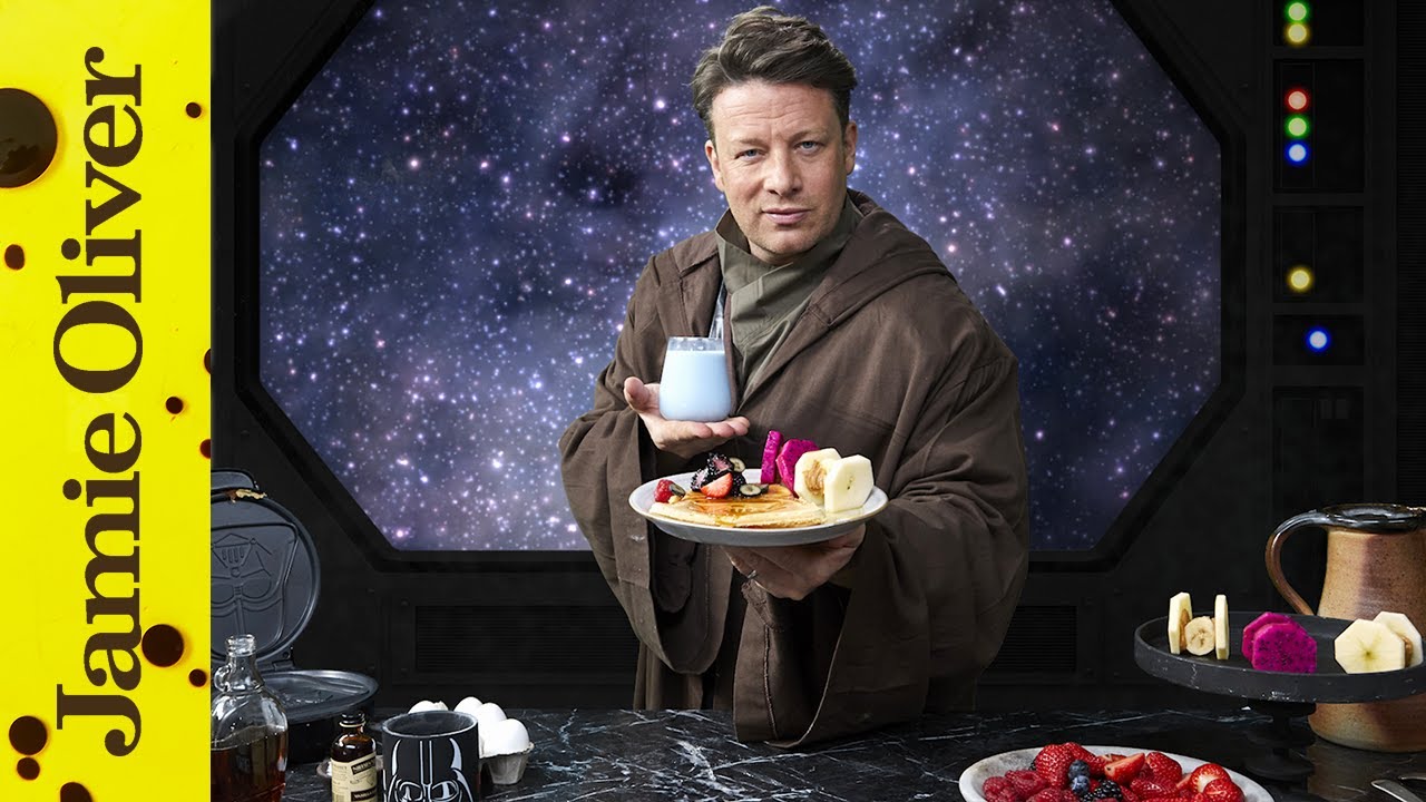 MAY THE 4th BE WITH YOU!! Star Wars Waffles Jamie Oliver 