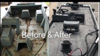 Jon Boat Restore & Modifications| Start to Finish| Before & After