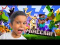 Minecraft ! mi primer día  jugando minecraft📦