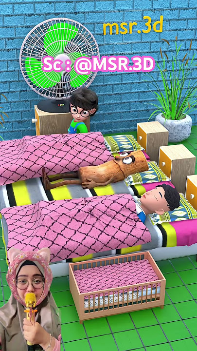 Oops, the blanket is gone ‼️Borrowing tung tung @MSR.3D #trending #dubbing #trendingshorts