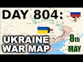 Day 804 ukranian map