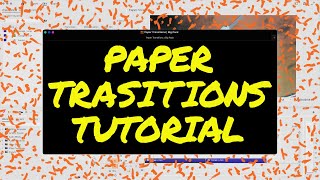 Paper Transitions | TUTS Adobe Premiere Pro