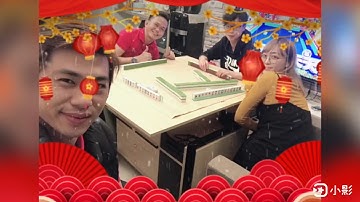 Happy Chinese New Year first time play Mahjong in Taiwan with My Baby’s Friends
