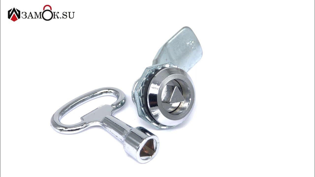 Щитовой замок 705-3 ключ треугольник, прямой ригель за 328 ₽ купить в интернет-м