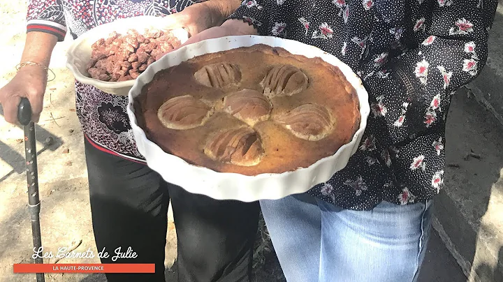 Recette : Tarte amandine aux poires de Pauline et Marthe - Les Carnets de Julie - La Haute-Provence