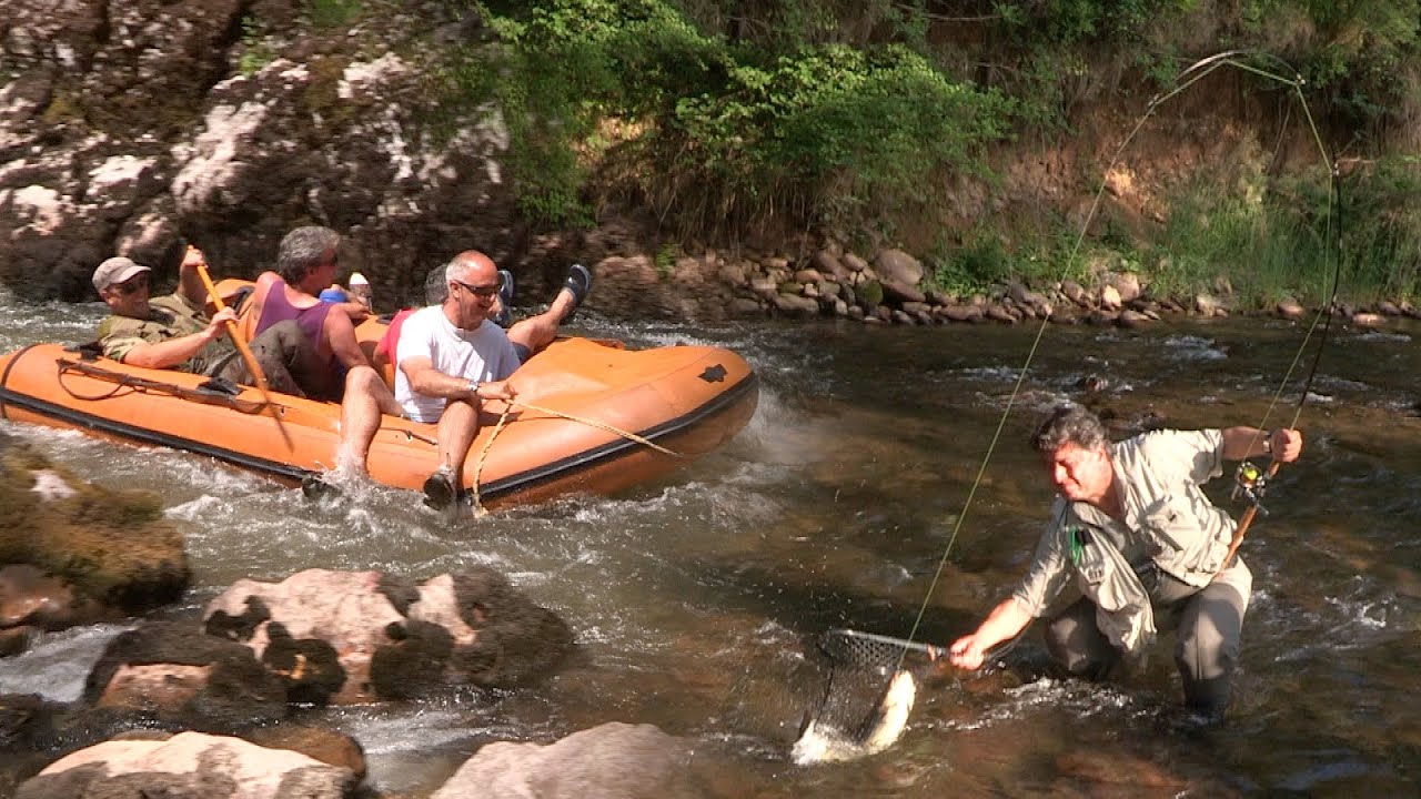 Pecanje pastrmke na Staroj planini reka Visočica - Rafting rekom Visočicom | Fishing brown trout