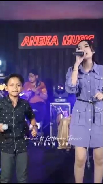 NYIDAM SARI - FAREL PRAYOGA FT LUTFIANA DEWI #farelprayoga #lutfianadewi #nyidamsari #fyp #shorts