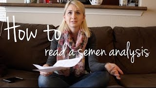 How to read a semen analysis