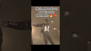 Michael Jackson Bad Era Tour Moments 🖤🔥#MichaelJackson #BadTour #BadEra #MJ #KingOfPop