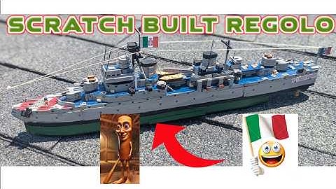 ATTILIO REGOLO – 1:350 WOWS Scratch-Built Model | Time-Lapse Build