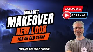 vMix UTC Makeover Parts 2 & 3| One Man's Stream EP 120 | vMix and Excel