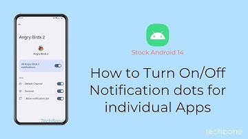 How to Turn On/Off Notification dots for individual Apps [Android 14]