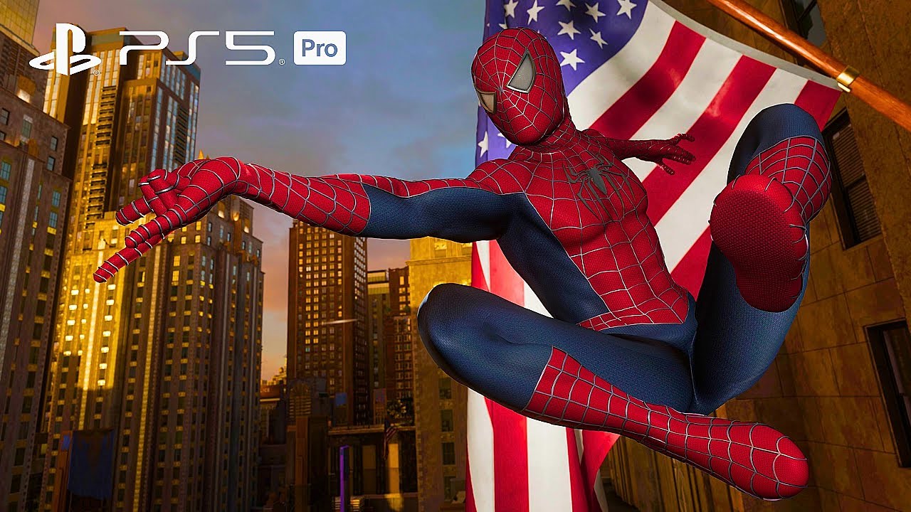 Spider-Man 2 PS5 PRO | Tobey Maguire Suit Free Roam Gameplay
