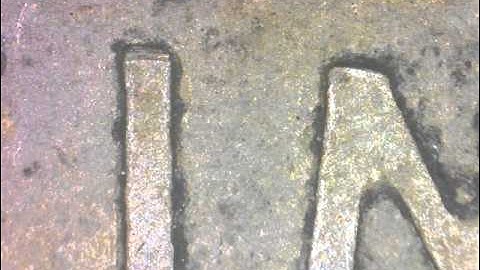 The Coin Under The 1.3MP USB Digital Microscope