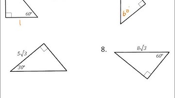 8-2 Special Right Triangles