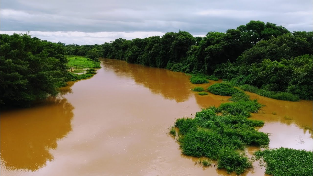Rio Itapicuru enchendo na ponte de itapicuru Ba - YouTube