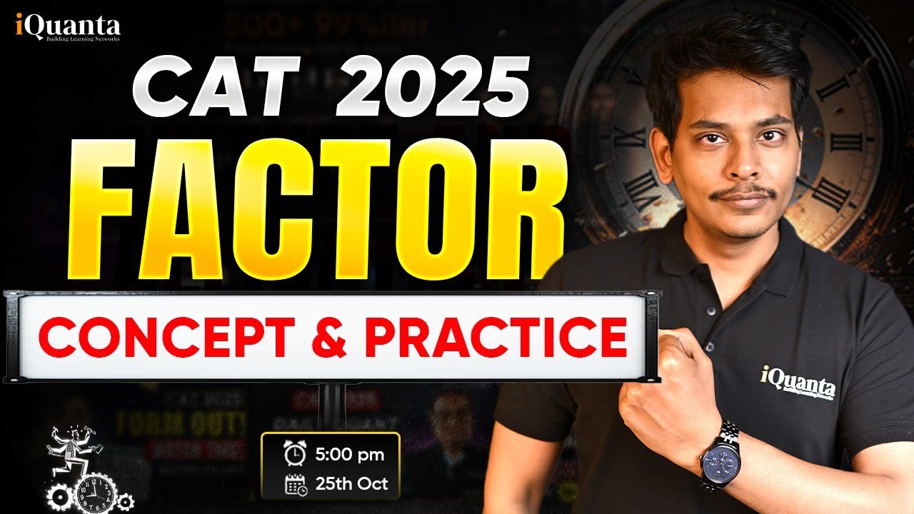 Number System Made Easy for CAT 2025 | Factor Tricks + Shortcut Methods ...