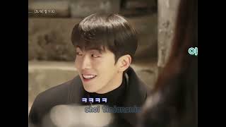 nam joo hyuk always can't help but laugh in front of kim taeri
