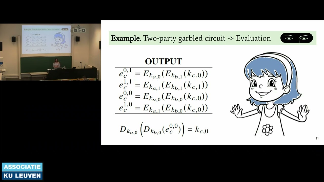 COSIC Seminar – A naive protocol for generalizing two-party garbling – Neus Vayà Vives (COSIC)