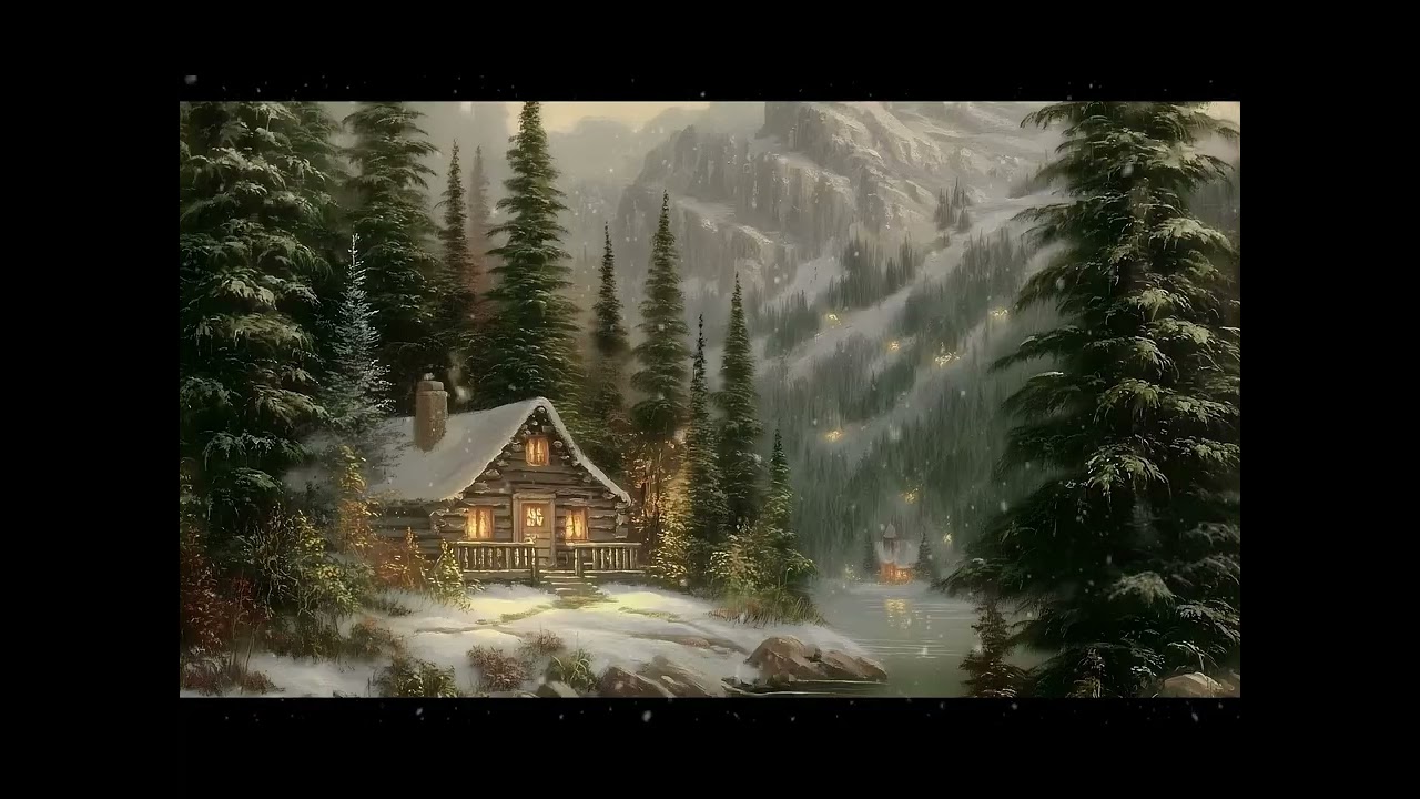 Relaxing Snowfall TV Art | Cozy Winter 4K Ambient Video for Living Rooms