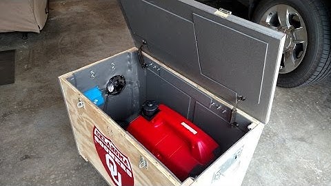 ⚡ Part 7  (Sound deadening installed) Honda EU2000i inverter/generator baffle box