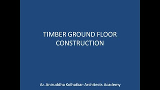 TIMBER GROUND FLOOR 1