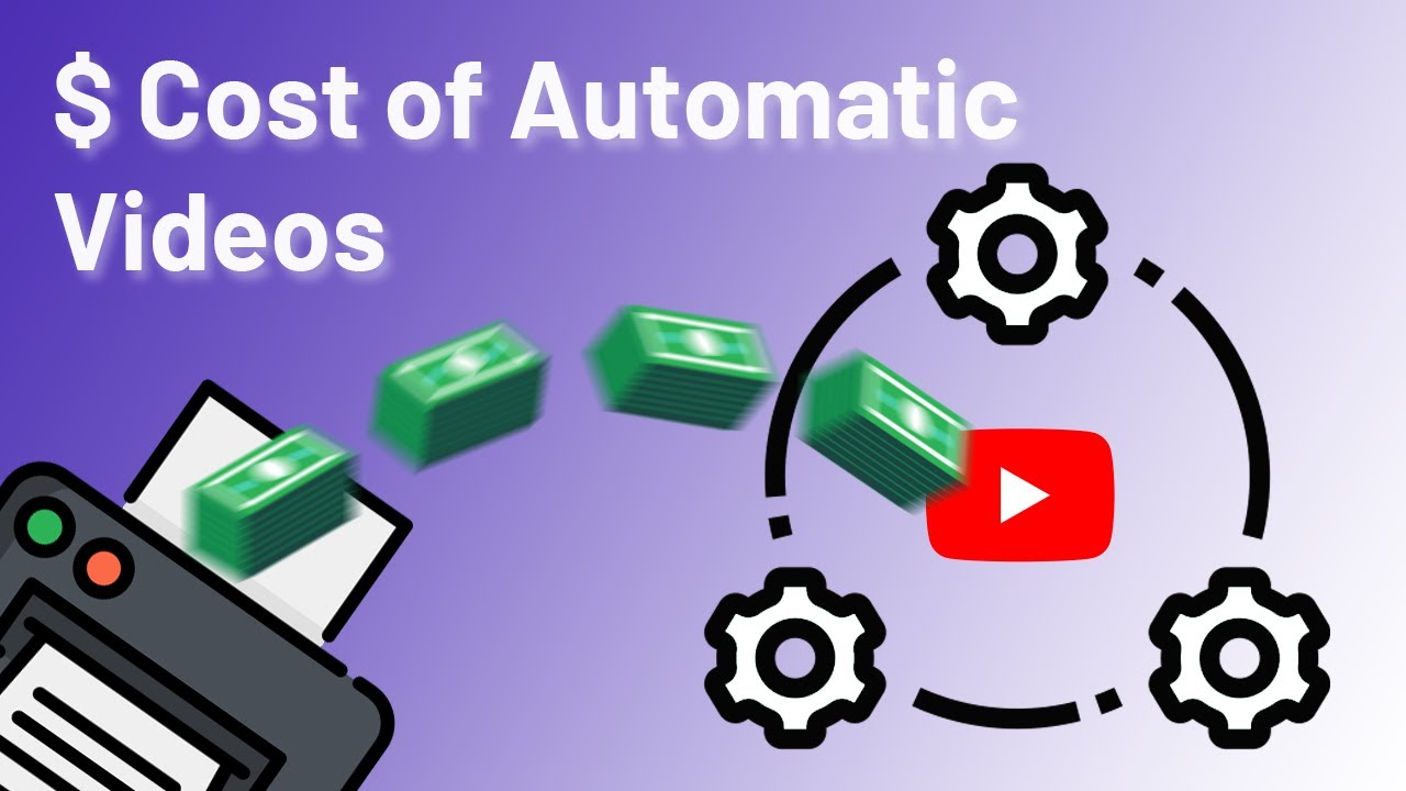How Much My Automated YouTube Channel Costs YouTube