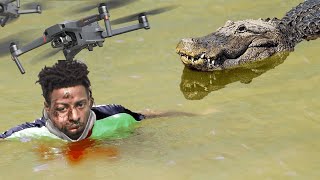 Crocodile Attacked Drone & This Happened... Net Worth