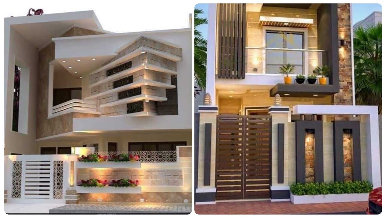 HOME DECOR MODERN FRONT HOUSE ELEVATION DESIGN IDEAS 2023 HOME FRONT