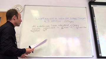 Calculating entropy changes in a reaction from www.ChemistryTuition.Net