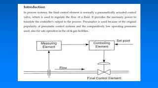 Final Elements ( Control Valves) Profile