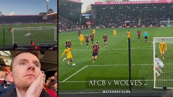 CHERRIES SEE RED AS WOLVES STUN CHAMPIONS LEAGUE CHASERS: AFC BOURNEMOUTH V WOLVES MATCHDAY VLOG