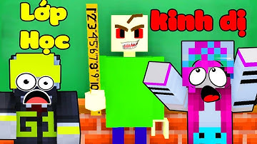 ONE VÀ NOOB YETI THỬ THÁCH THOÁT KHỎI LỚP HỌC KINH DỊ THẦY BALDI TRONG MINECRAFT