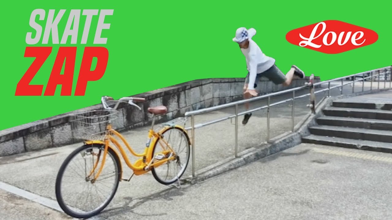 Gou Miyagi skating without grip tape / SKATE ZAP September 2018 YouTube