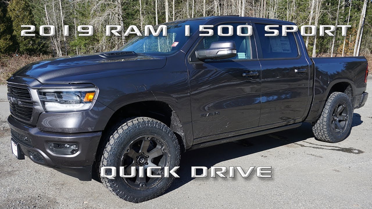 Краткий обзор и тест-драйв Ram 1500 Sport 2019 года.