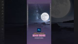 Cara Bikin Brush Bulan Sendiri di Photoshop! | Custom Moon Brush Tutorial #photoshop #shorts