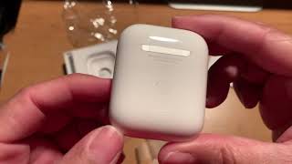 Unboxing of the 2019 apple airpods second generation, thoughts on 1
vs. 2 sound debate, and channel update.