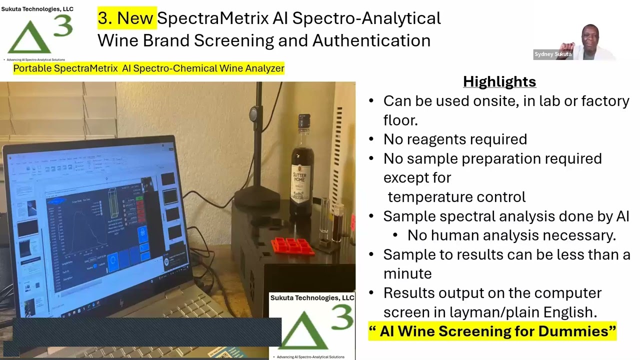 AI  Spectro Analytical Wine Screening and Authentication
