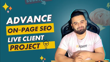Advance On Page SEO in 2024 | Live SEO Works for Beginners