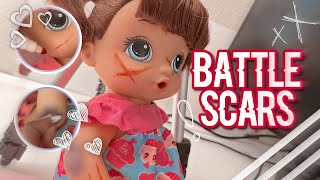 BABY ALIVE: Making realistic WOUNDS for roleplay ️️