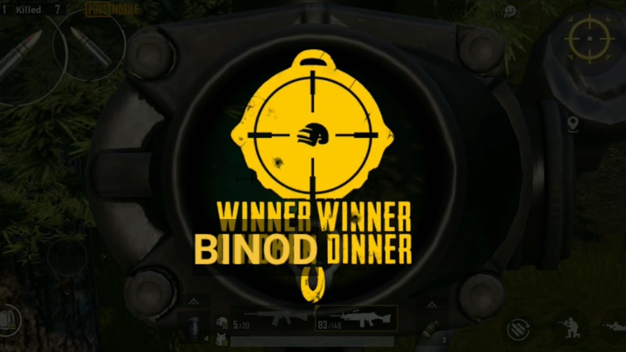 BINOD PUBG MOBILE GAME | WINNING WINNING BINOD DINNER