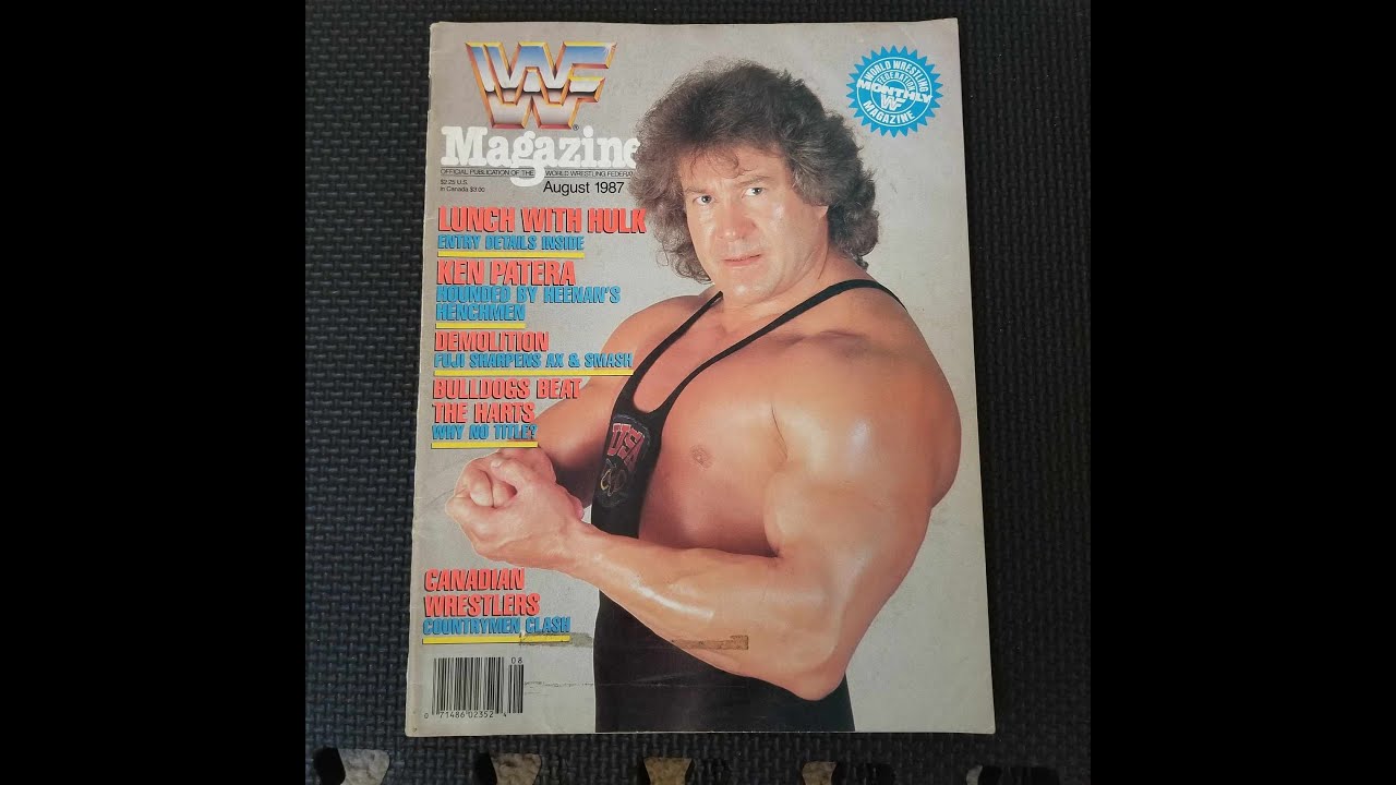 WWF Magazine August 1987 Ken Patera - YouTube