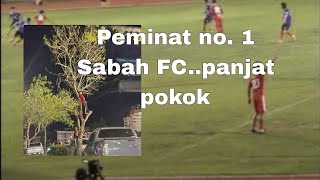 Friendly match SABAH FC vs KENINGAU FA  ribuan peminat hadir..ada yg panjat pokok cari  View Terbaik