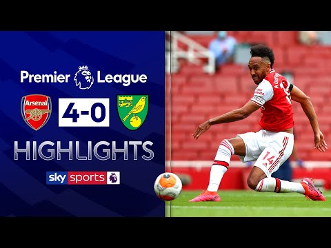 Gunners thrash bottom-placed Canaries | Arsenal 4-0 Norwich | Premier League Highlights